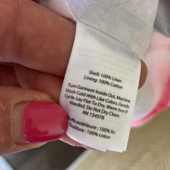 Vineyard Vines Starfish and Coral Print Dress Size 00 - Picture 8 of 10